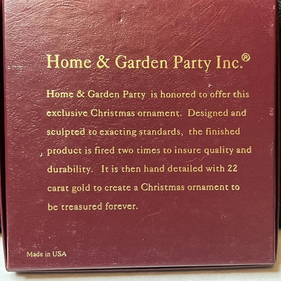 Home & Garden Party Christmas Ornament 1998 Announcing the Birth of Christ - Picture 4 of 9